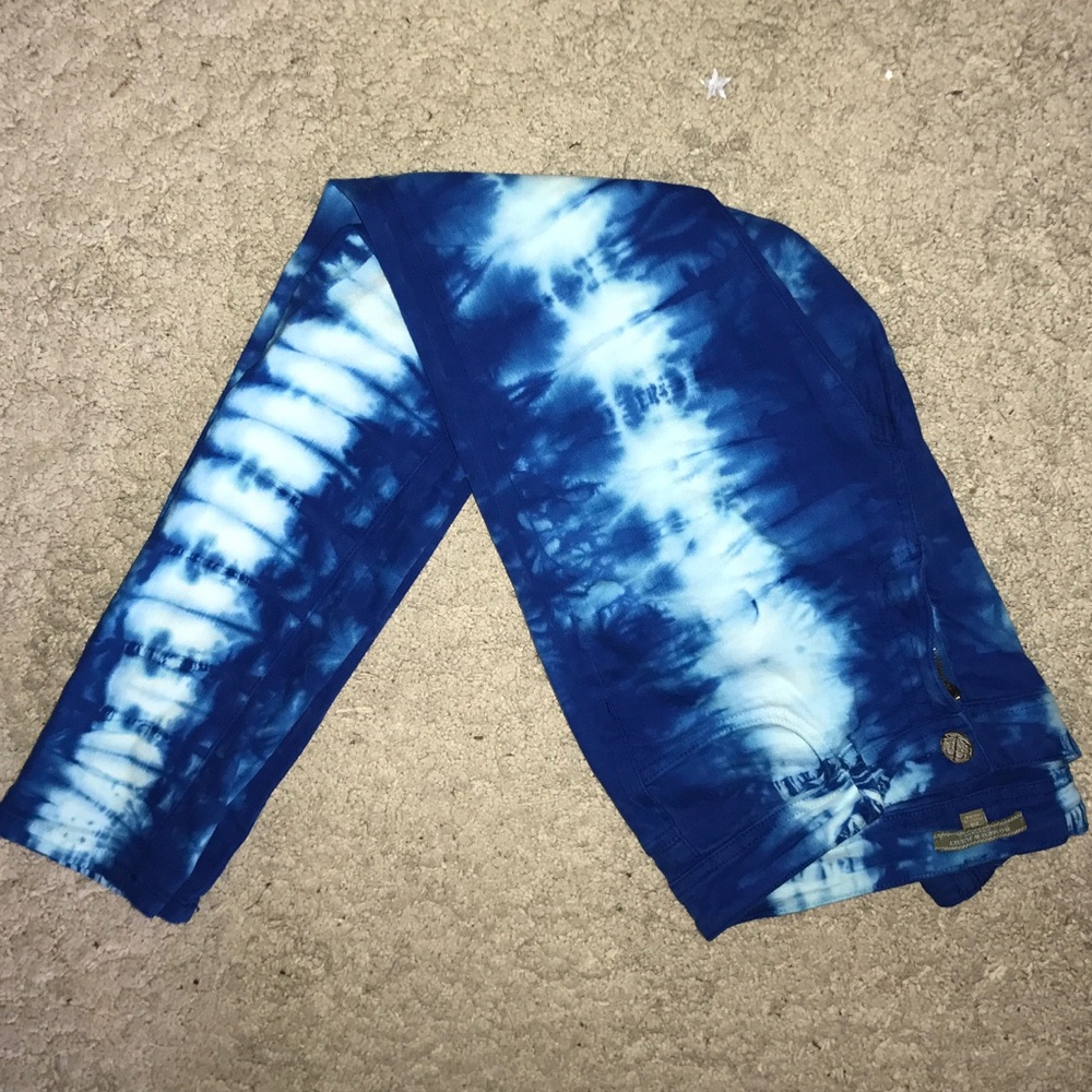 Romeo & Juliet couture blue and white tie dye jean - Picture 2 of 5